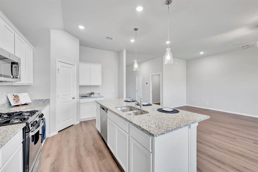 Furnished interior view inside a new home in Verandah, Royse City (Image 5). Furnished interior view inside a new home in Verandah, Royse City (Image 5).