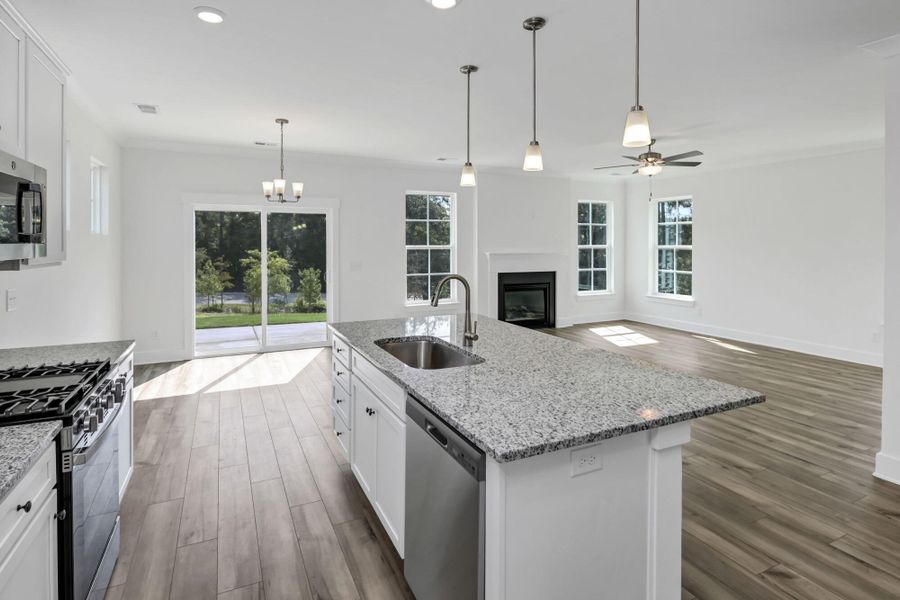 Furnished interior view inside a new home in Ferry Grove, Lexington (Image 11).