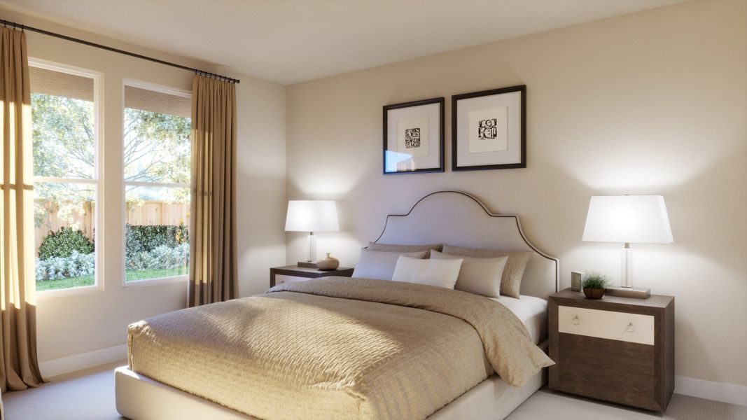 Furnished interior view inside a new home in Freedom at Anthem, Kyle (Image 7).