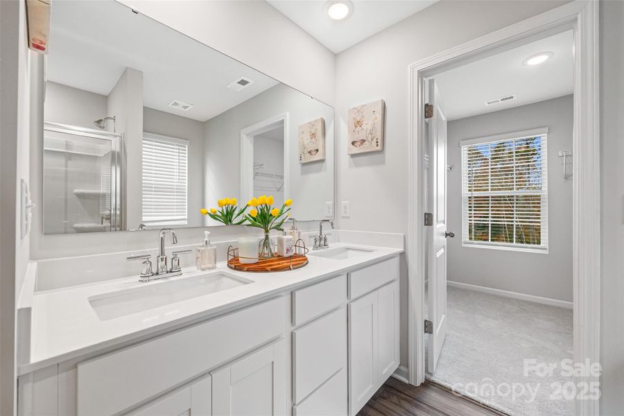 Furnished interior view inside a new home in Creekside Cottages, Bessemer City (Image 10).