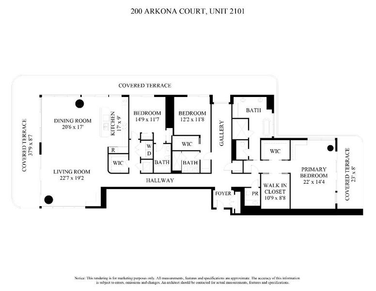 200 ARKONA COURT, UNIT 2101