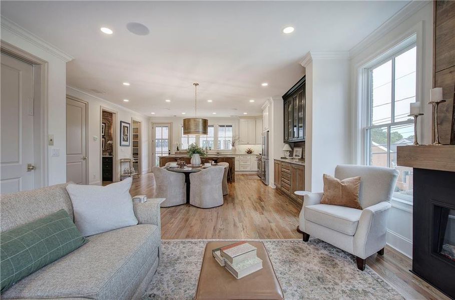 Furnished interior view inside a new home in , Cartersville (Image 38).