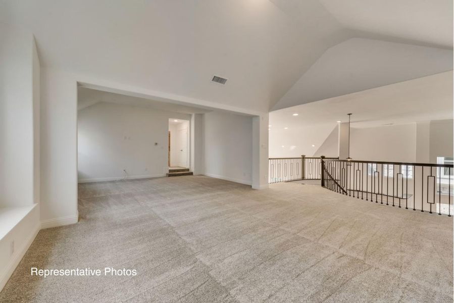 Representative unfurnished interior of a home built from the Grand Tour by Grand Homes in Providence Cove, McKinney (Image 18).