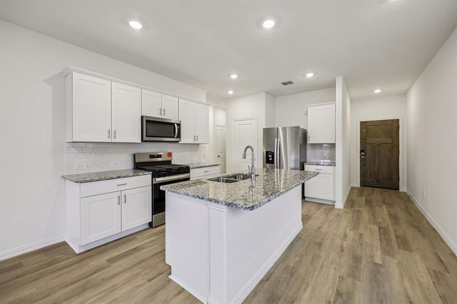 Furnished interior view inside a new home in Parks at Foster Crossing - Spring Series, Anna (Image 8).