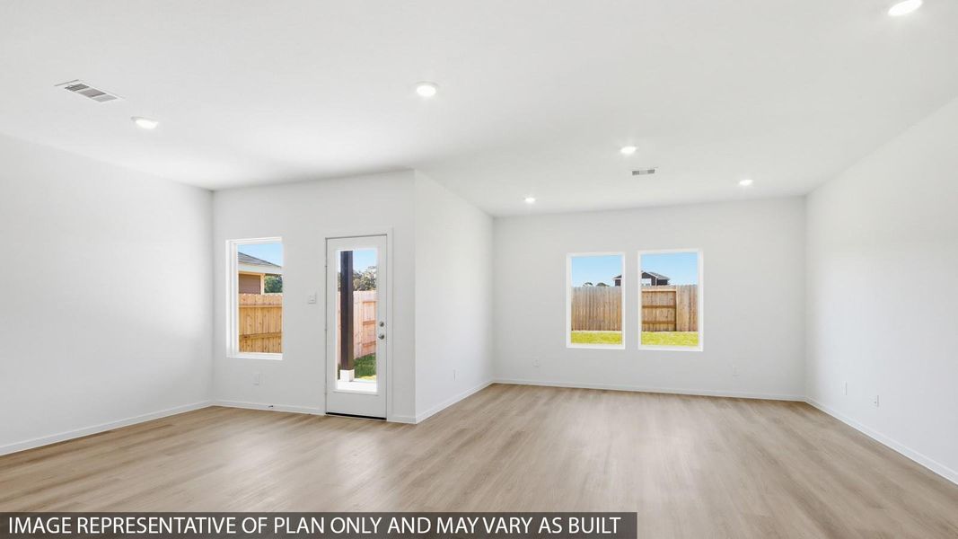 Spacious, unfurnished interior of a new home in New Waverly Station, New Waverly (Image 10).