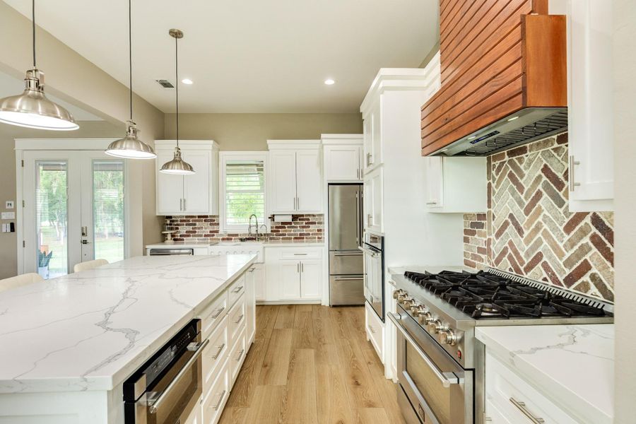 Furnished interior view inside a new home in , Angleton (Image 11).