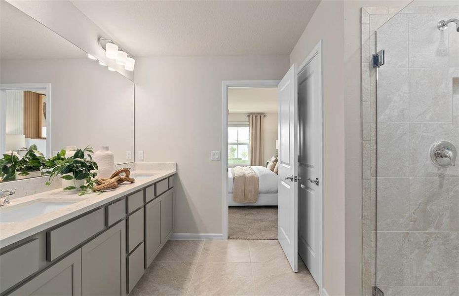 Furnished interior view inside a new home in The Landings at Live Oak Lake, St. Cloud (Image 16).