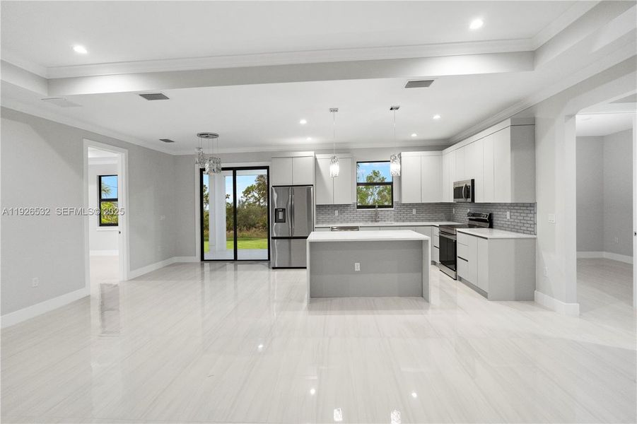 Furnished interior view inside a new home in , Naples (Image 5). Furnished interior view inside a new home in , Naples (Image 5).