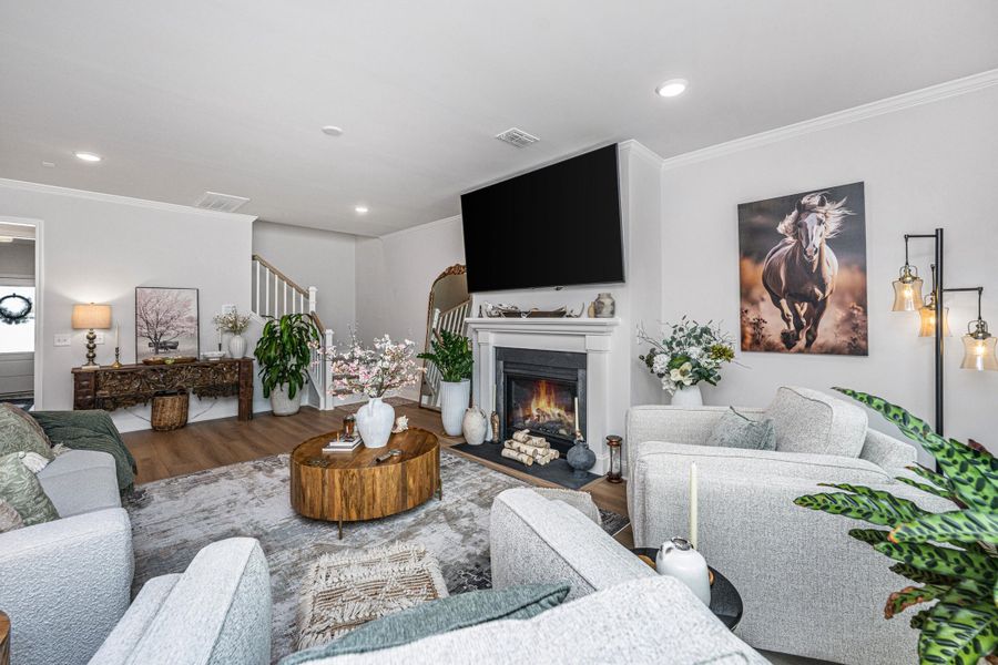 Furnished interior view inside a new home in Sea Island Preserve, Johns Island (Image 14).