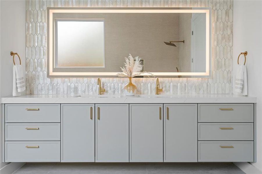 Furnished interior view inside a new home in , Dallas (Image 16).