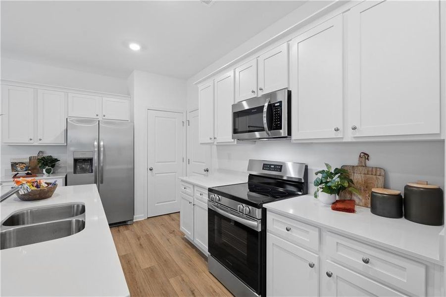 Furnished interior view inside a new home in Crossvine Village, LaGrange (Image 23).