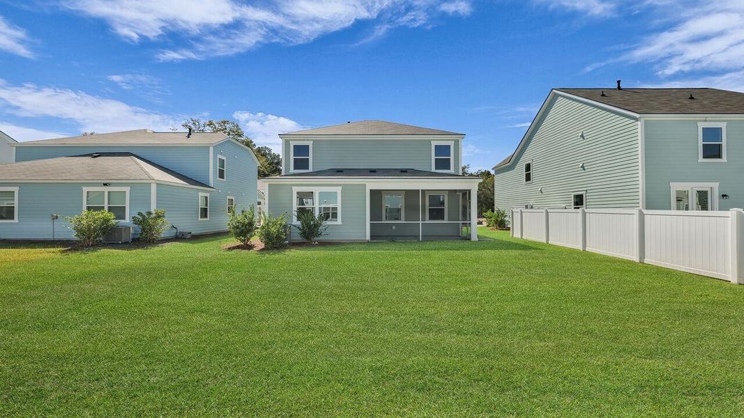 Exterior details and patio area of a home in Founders Corner, Summerville (Image 14).