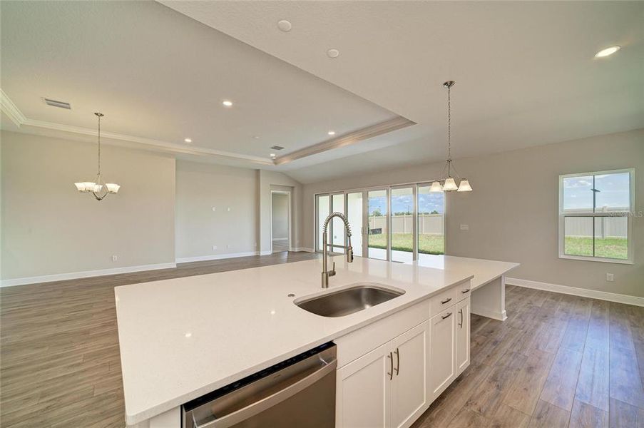 Furnished interior view inside a new home in Pasadena Ridge, Dade City (Image 5).