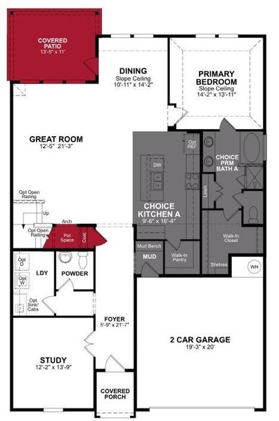Beazer Homes Lake Pointe at Paloma Creek Rainier Floorplan