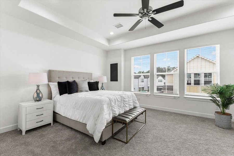 Furnished interior view inside a new home in , Houston (Image 7).