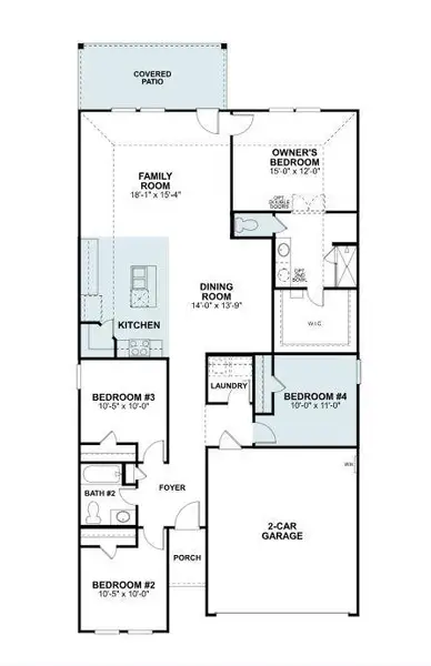 2D floor plan layout of this home in Marble Creek Crossing, Austin, TX (Image 5). 2D floor plan layout of this home in Marble Creek Crossing, Austin, TX (Image 5).