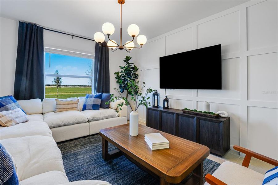 Furnished interior view inside a new home in Rye Ranch, Parrish (Image 2).