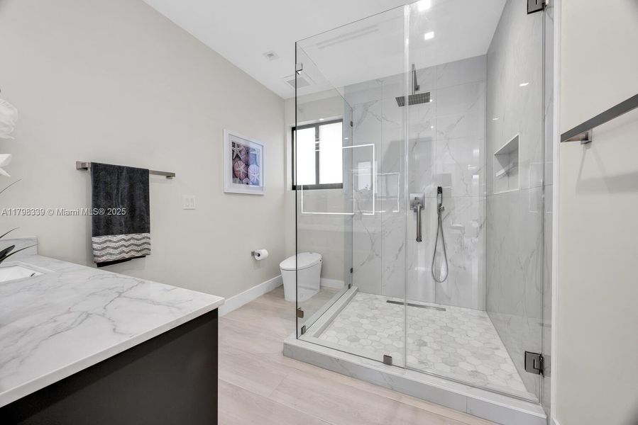 Furnished interior view inside a new home in , Miami (Image 19).