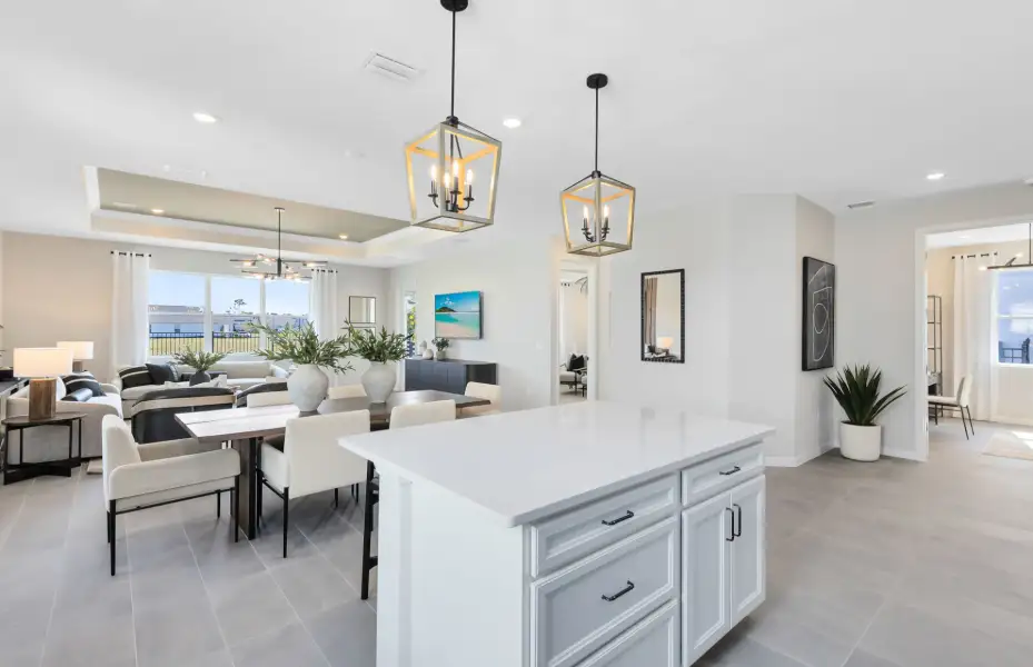 Furnished interior view inside a new home in Bridgewalk, St. Cloud (Image 4).
