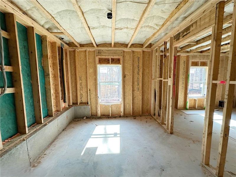 In-progress construction of a new home in , Dallas, GA (Image 29).