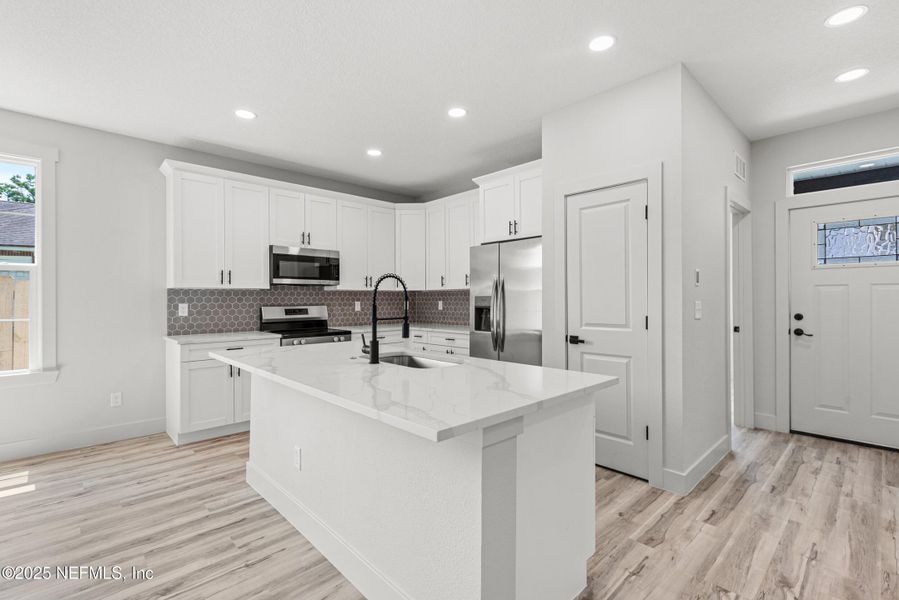 Furnished interior view inside a new home in , Jacksonville (Image 10).