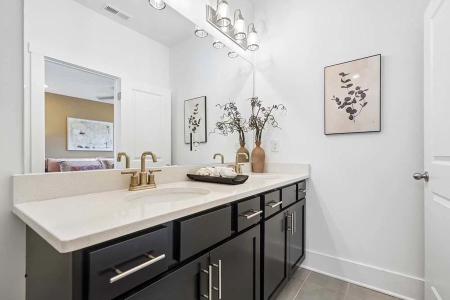 Primary Bathroom featuring Industrial Signature Collection Finishes