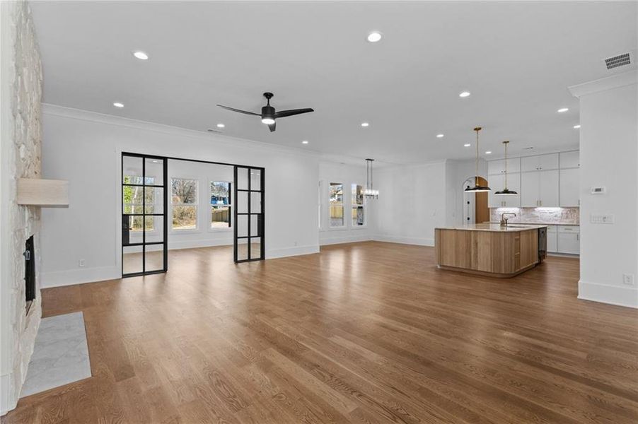 Spacious, unfurnished interior of a new home in , Buford (Image 75).