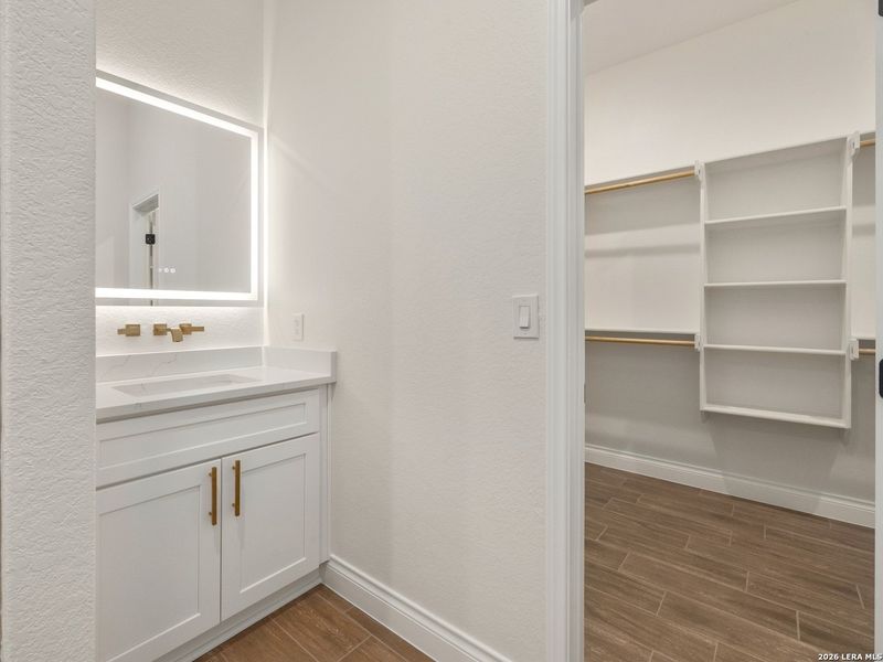 Furnished interior view inside a new home in , Elmendorf (Image 32).