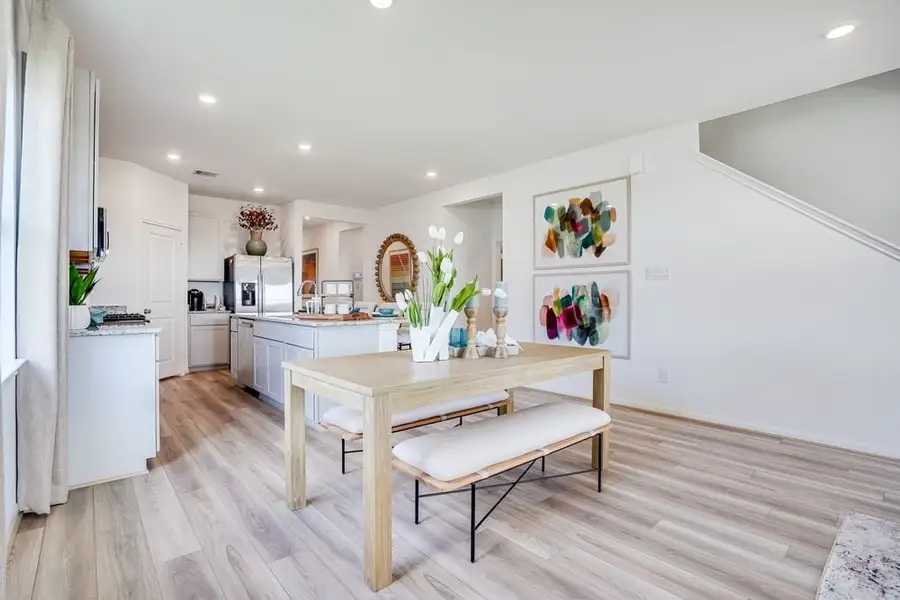 Representative furnished interior of a home built from the Tavern by Taylor Morrison in Raburn Reserve 50s, Tomball (Image 7).