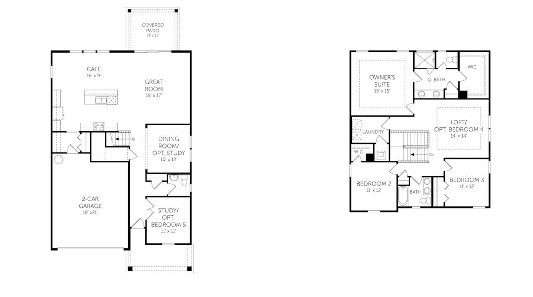 2D floor plan layout of this home in Brook Forest, St. Augustine, FL (Image 2). 2D floor plan layout of this home in Brook Forest, St. Augustine, FL (Image 2).