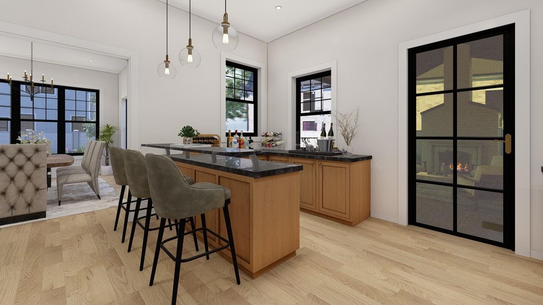 Furnished interior view inside a new home in , Houston (Image 24).