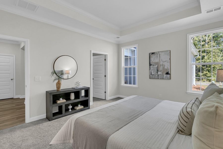 Furnished interior view inside a new home in Six Oaks, Summerville (Image 4).