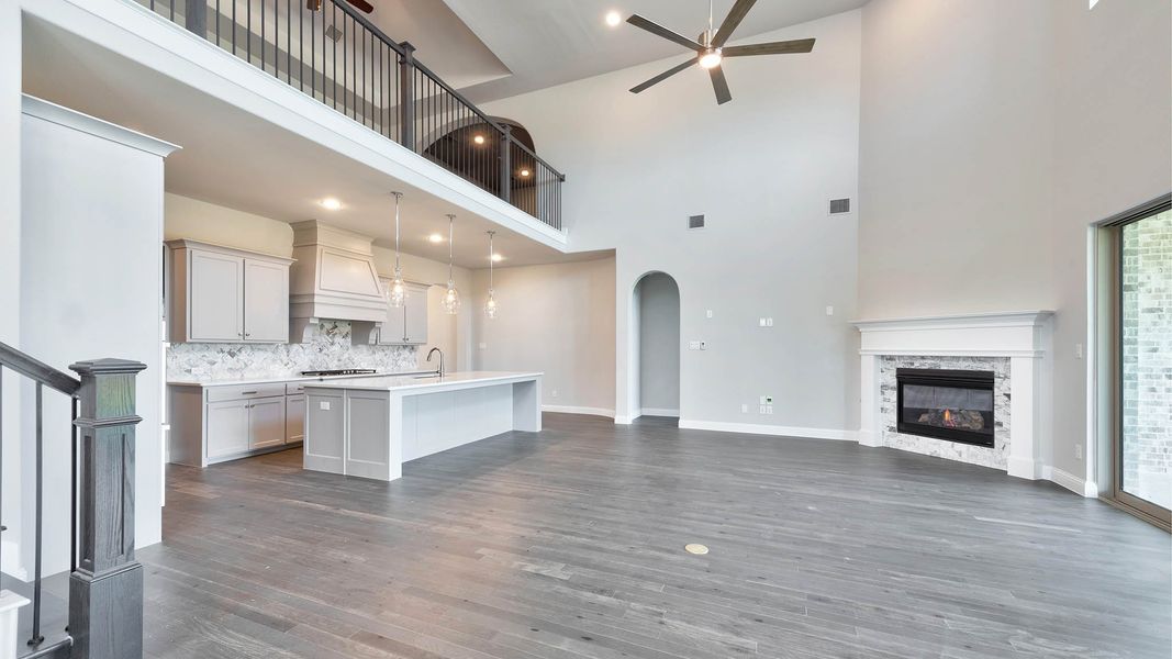 Representative furnished interior of a home built from the 531A by Britton Homes in StarView, Prosper (Image 5).