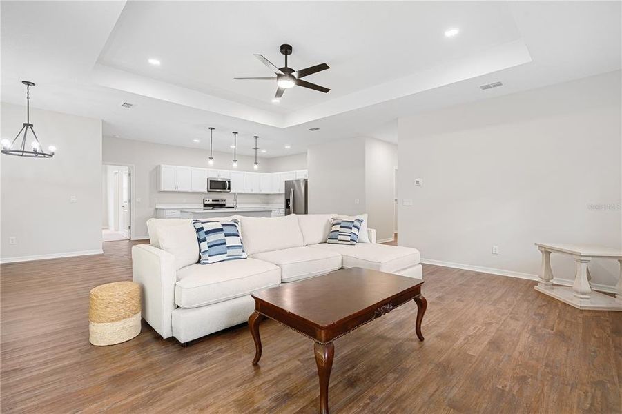 Furnished interior view inside a new home in , Citrus Springs (Image 29).