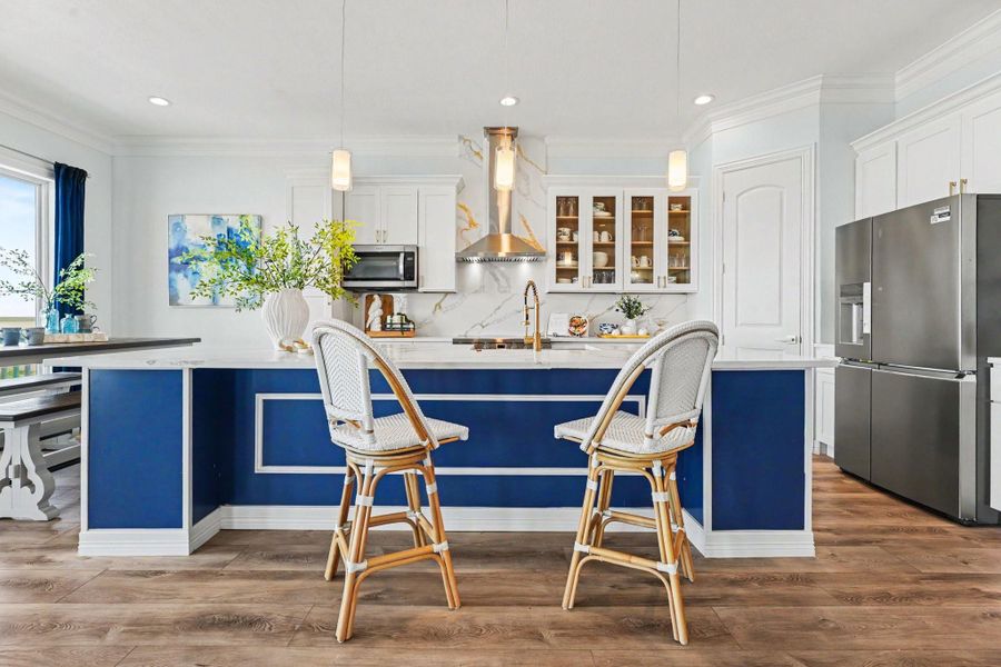 Furnished interior view inside a new home in , Galveston (Image 13).
