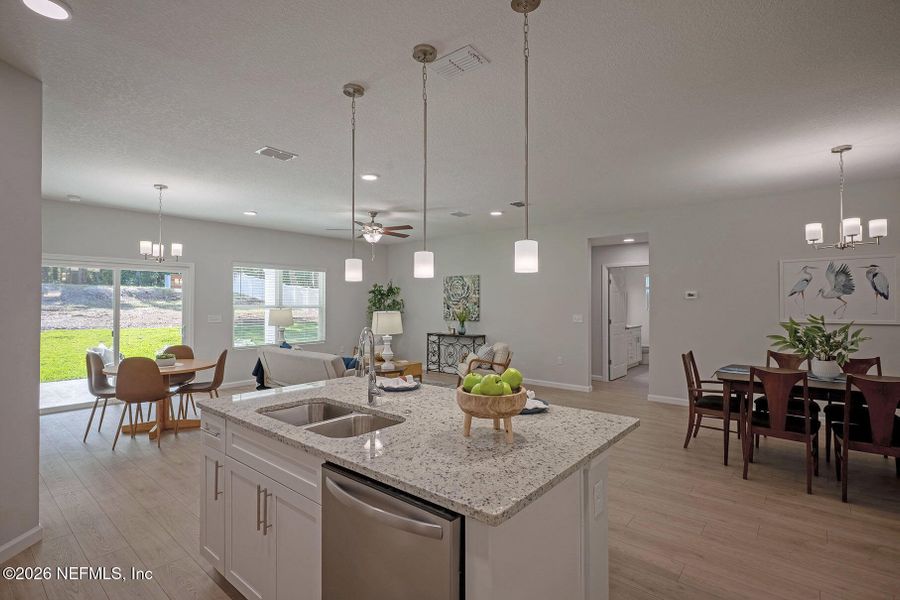 Furnished interior view inside a new home in , Jacksonville (Image 37).