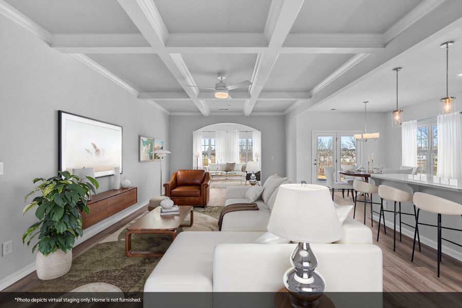 Furnished interior view inside a new home in Fieldstone, Lexington (Image 9).