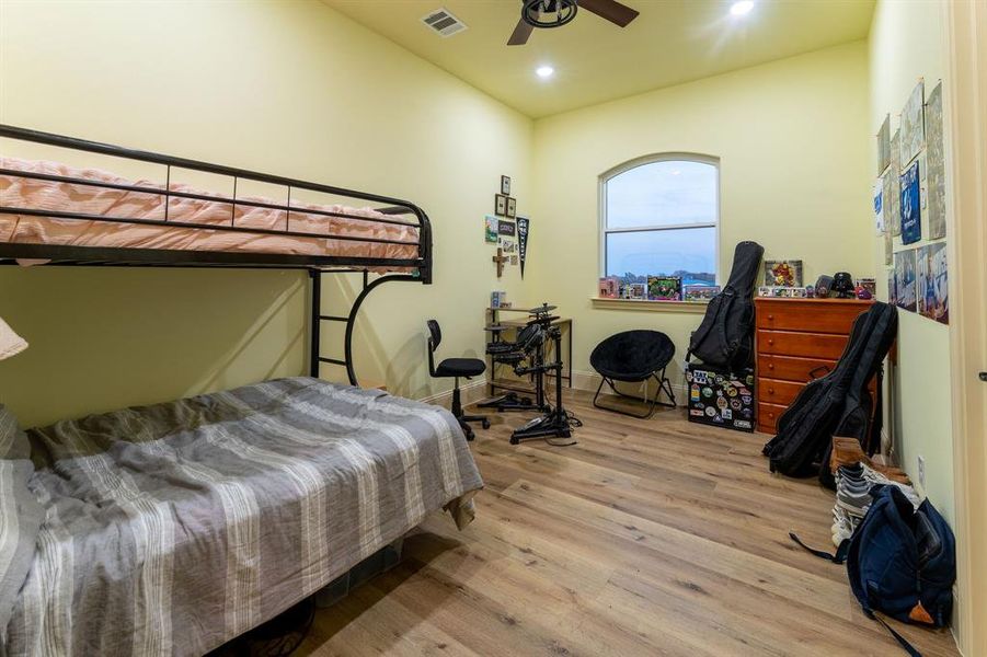 Bedroom upstairs with private bathroom