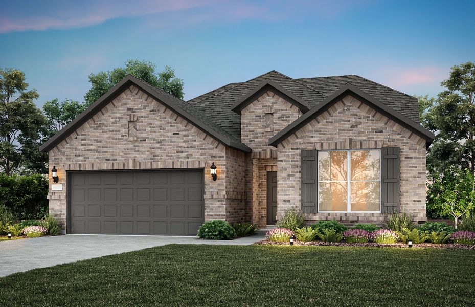 Representative exterior photo of a completed home built from the Harvard by Pulte Homes in Parks of Village Creek, Burleson, TX (Image 26).