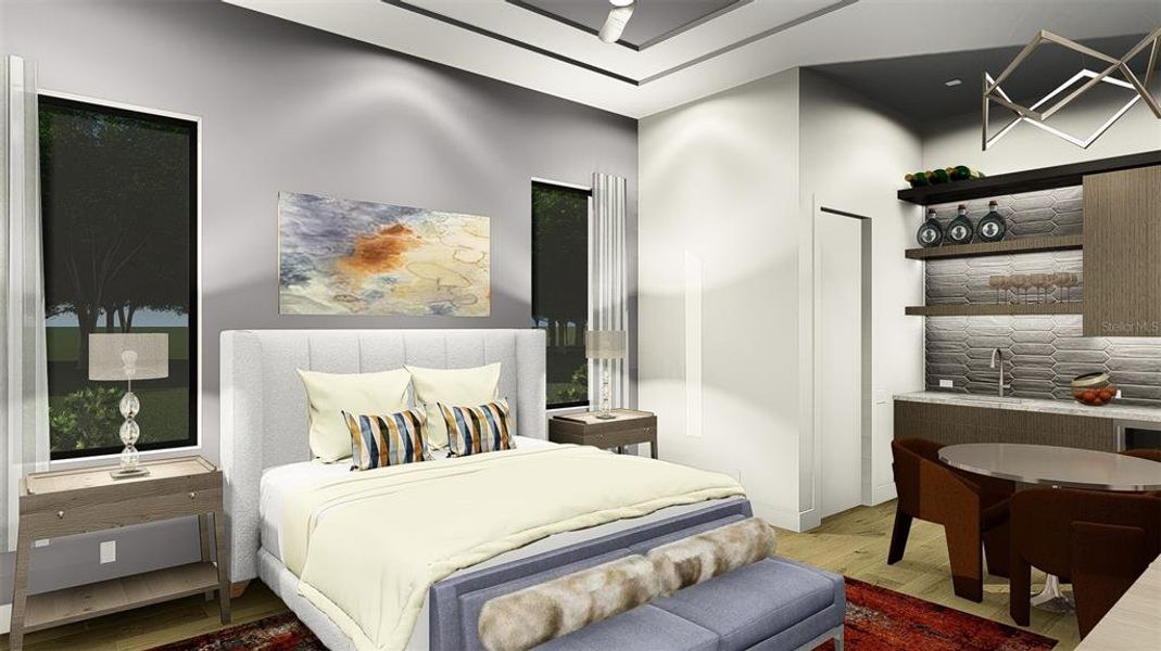 Furnished interior view inside a new home in , Fort Myers (Image 37).