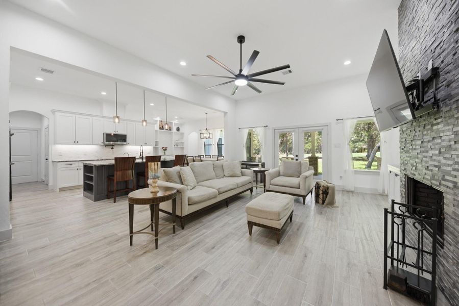 Furnished interior view inside a new home in , New Ulm (Image 4).