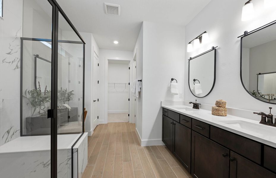 Representative furnished interior of a home built from the Mystique by Pulte Homes in Riversong, Parrish (Image 15).