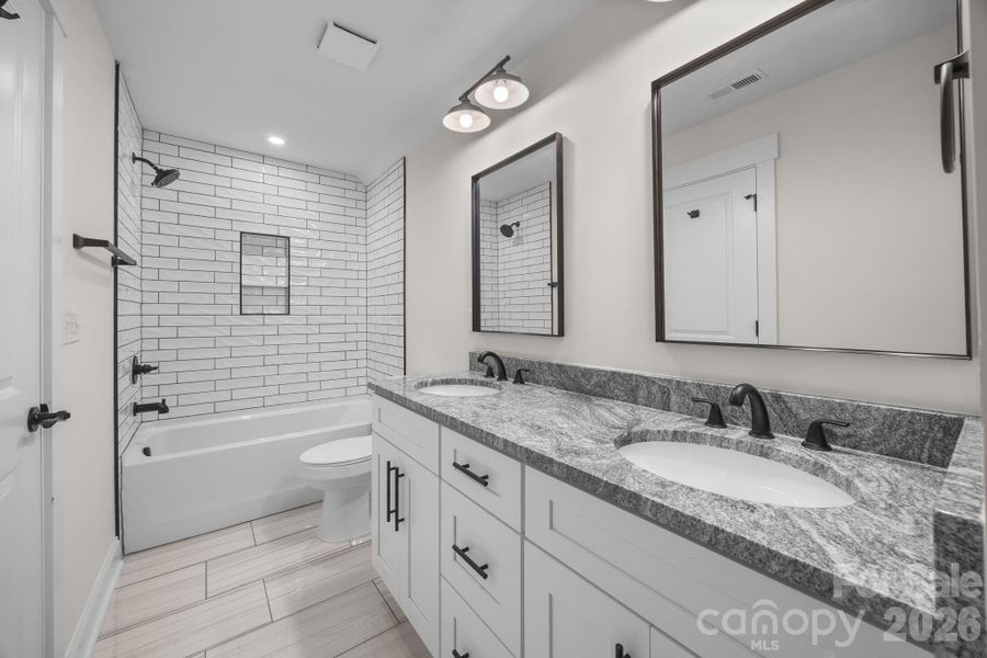 Furnished interior view inside a new home in , Cleveland (Image 10).