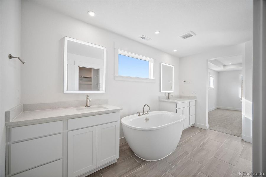 Furnished interior view inside a new home in Jackson Creek, Monument (Image 9).