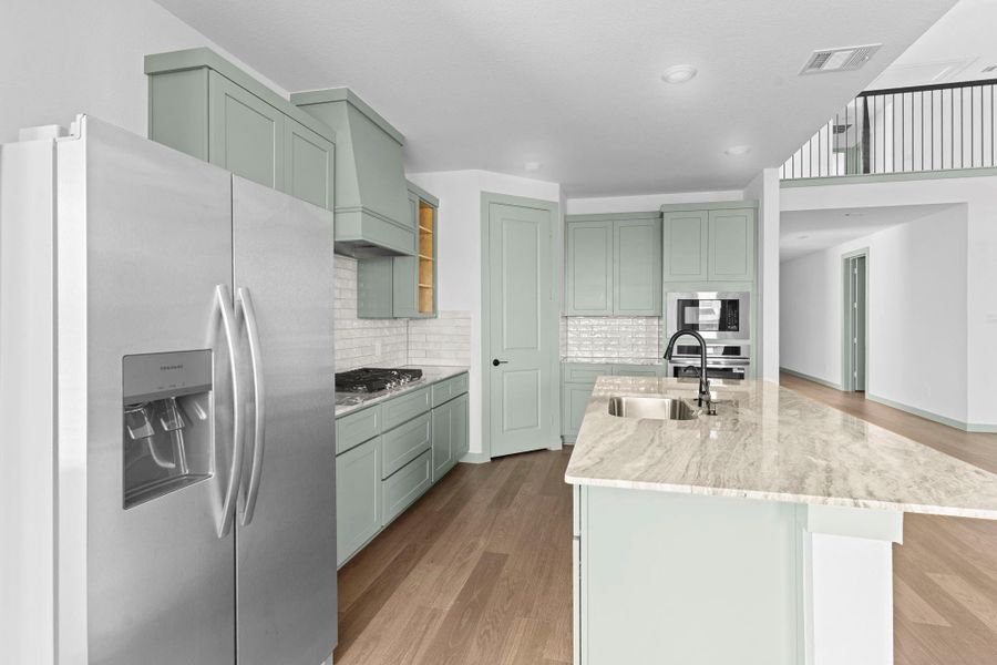 Furnished interior view inside a new home in Westland Ranch 50' Homesites, League City (Image 11).