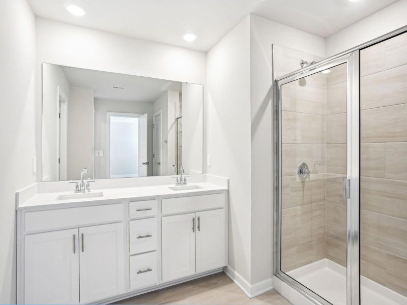 Furnished interior view inside a new home in Walnut Reserve, Conover (Image 5).