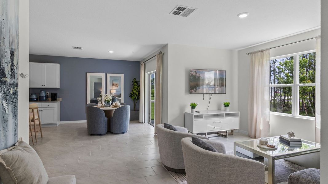 Furnished interior view inside a new home in Summerlin at Hawthorne Ranch, Lakeland (Image 23). Furnished interior view inside a new home in Summerlin at Hawthorne Ranch, Lakeland (Image 23).