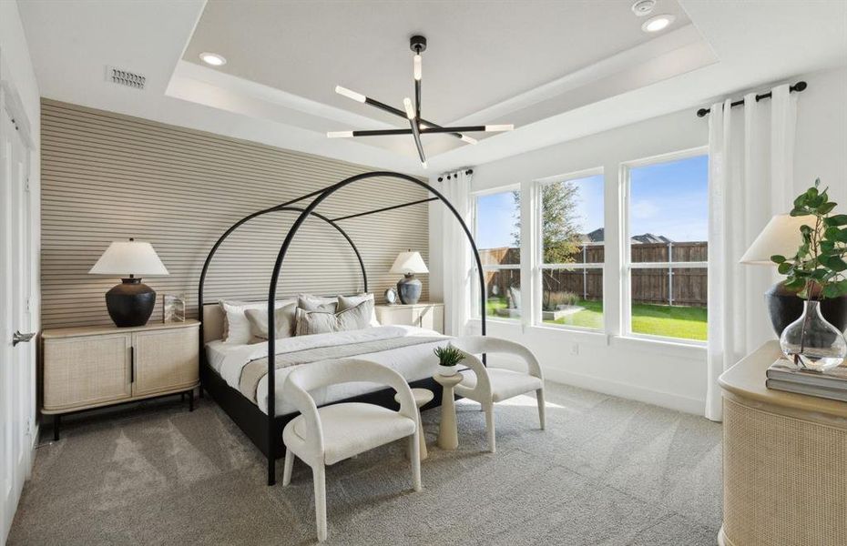 *actual home, furniture not included - Spacious owner's suite with private bath