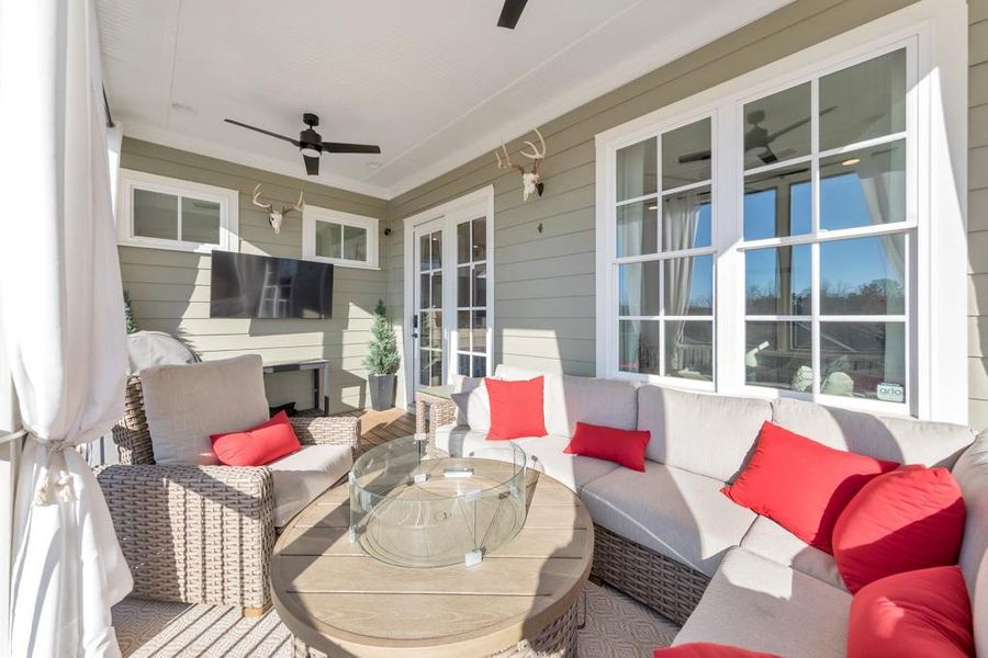 Exterior details and patio area of a home in , Woodstock (Image 29).