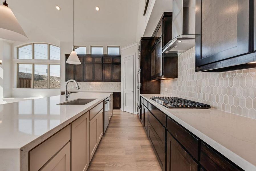 Furnished interior view inside a new home in Chatham Reserve, Providence Village (Image 8).